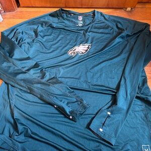Philadelphia Eagles 2xl Green NFL  DRI-Fit Long Sleeve Shirt